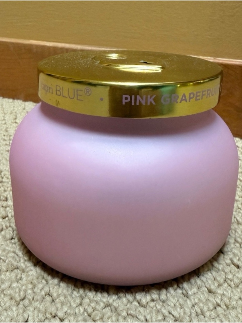 Capri Blue Signature Candle - Pink Grapefruit & Prosecco -19oz Gold Heart Lid